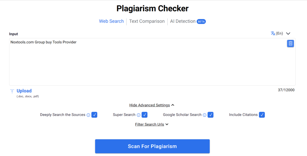 Plagiarism Checker